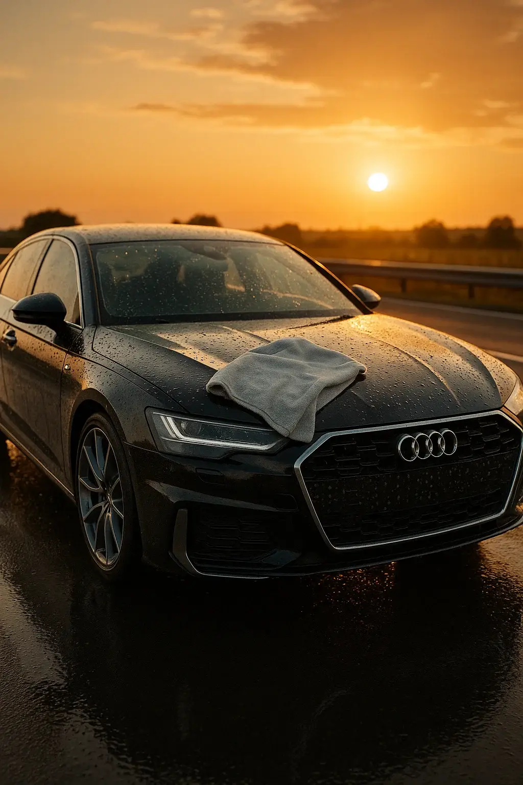 gewassen audi sunset